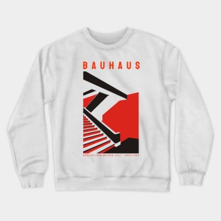 The Staatliches Bauhaus Art Deco Architecture Poster Crewneck Sweatshirt